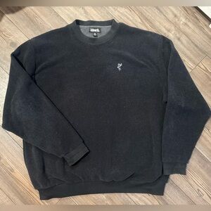 Ashworth Men’s Black Crewneck Sweatshirt XL Embroidered Logo